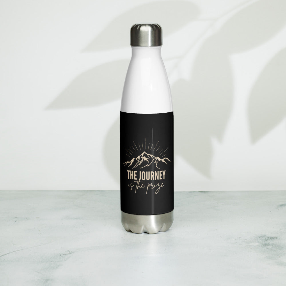 The Journey is the Prize Stainless Steel Water Bottle